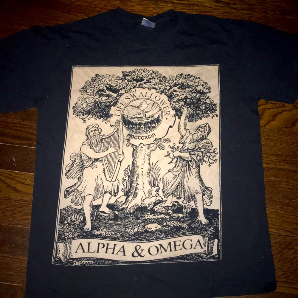 Alpha & Omega hardcore band T shirt - Picture 1 of 3